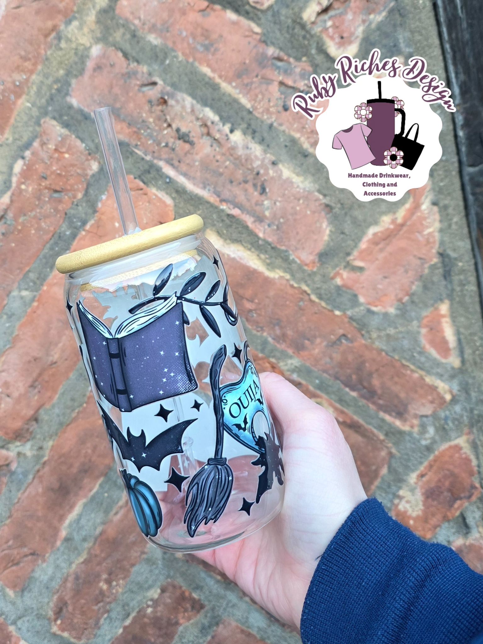 Spell Book Glass Tumbler