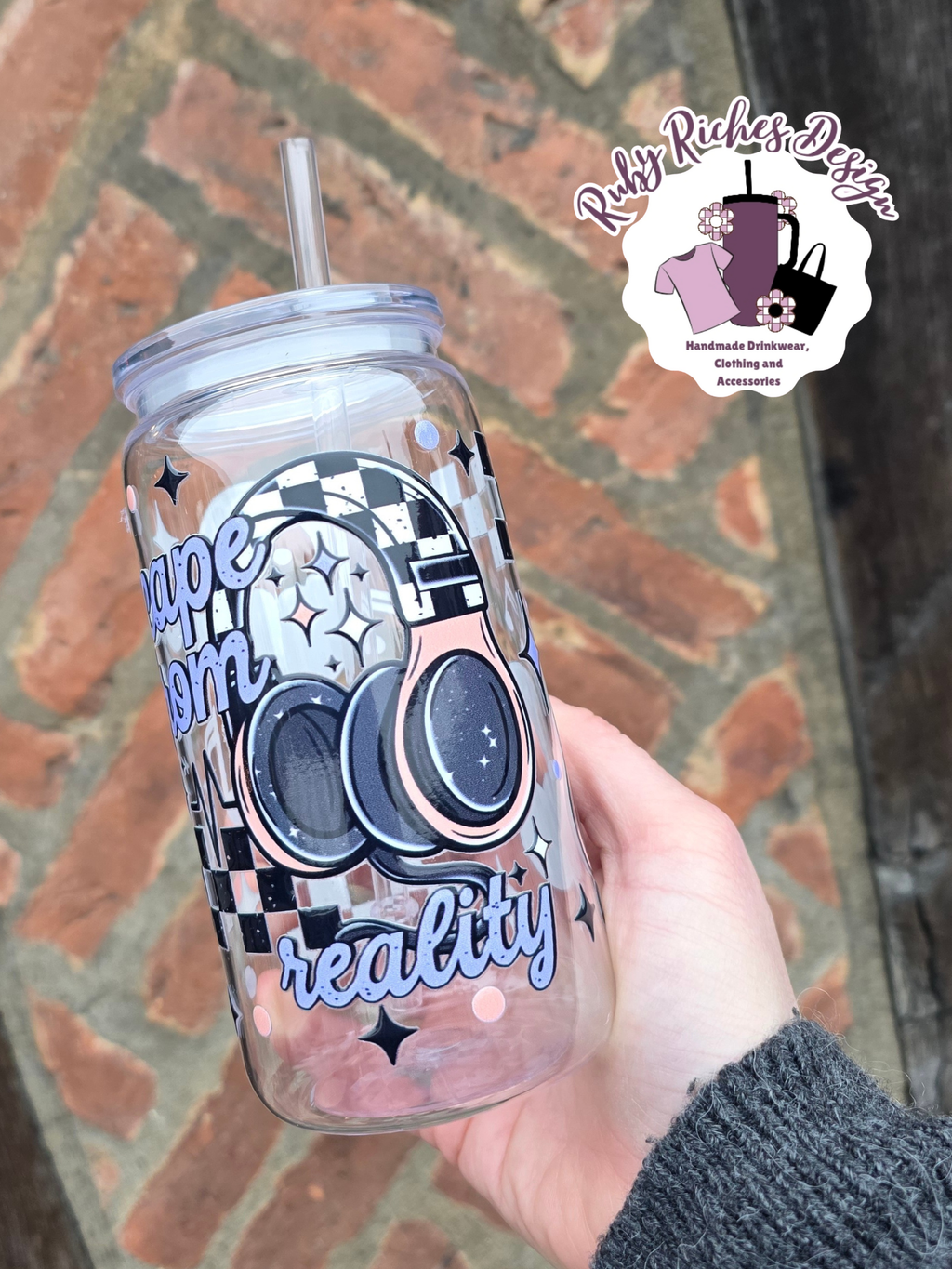 Escape From Reality Plastic Tumbler