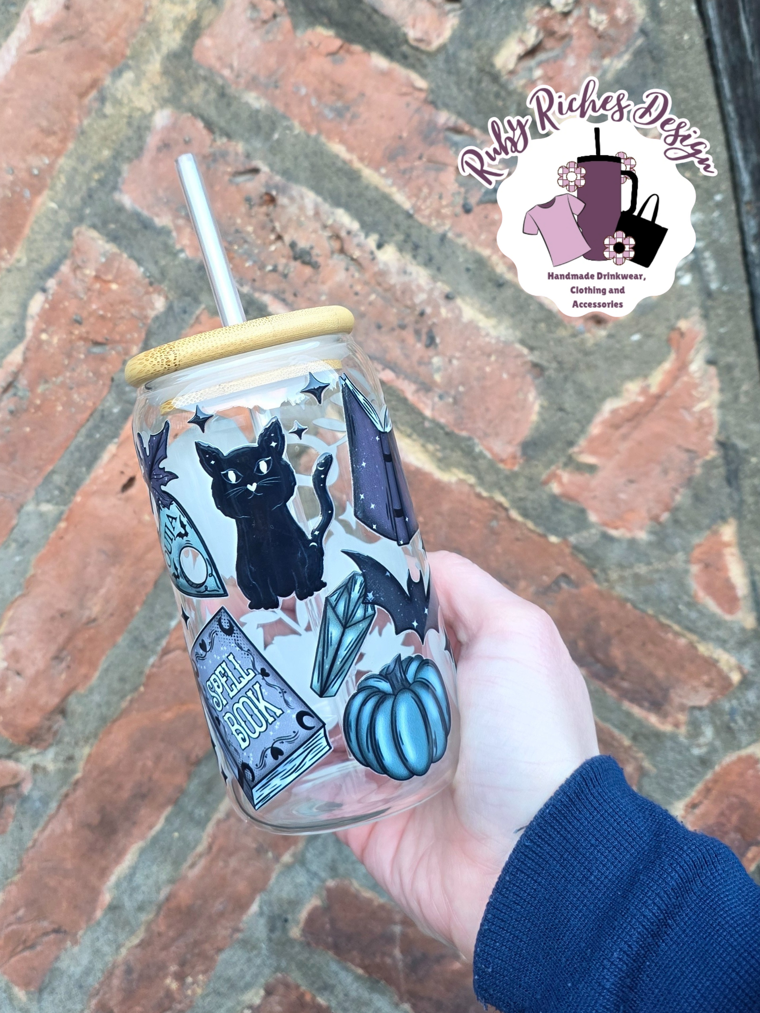 Spell Book Glass Tumbler