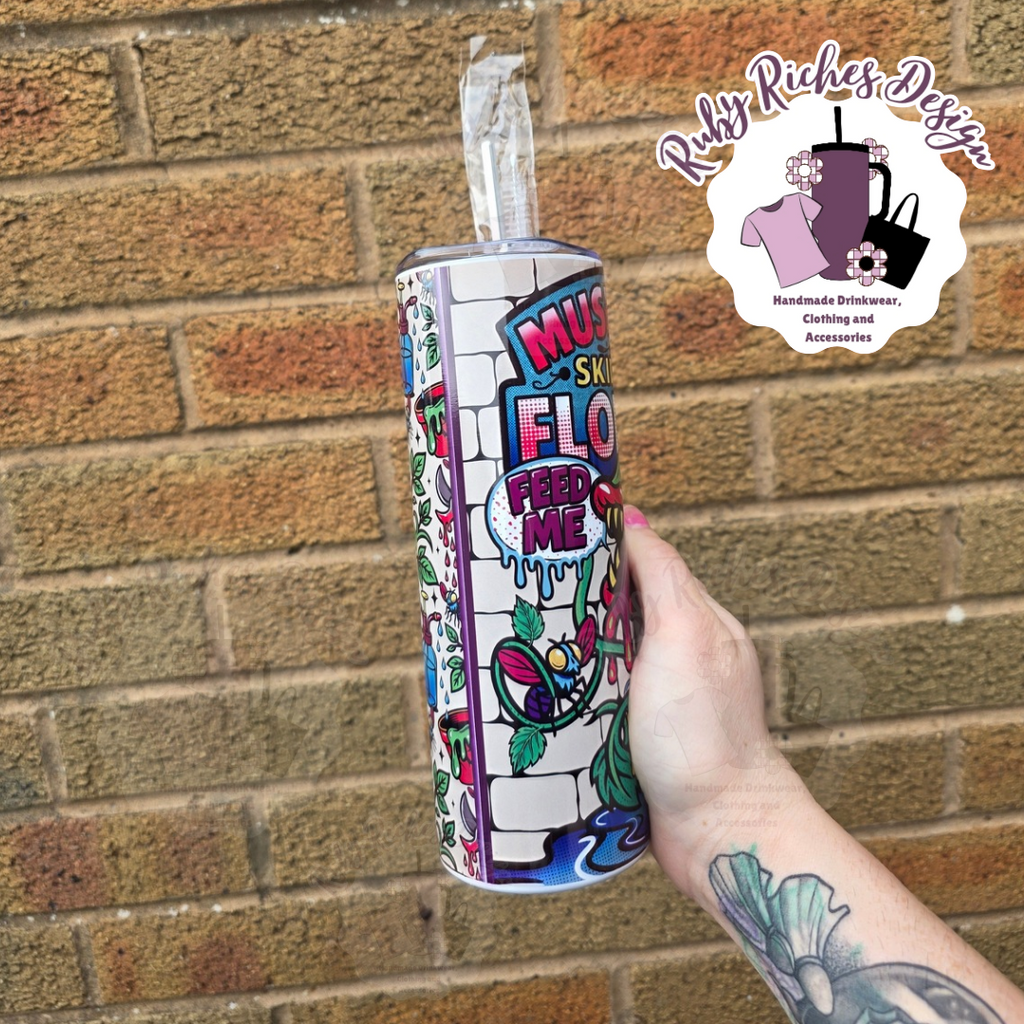 Skid Row Florist 20oz Double Wall Insulated Metal Tumbler