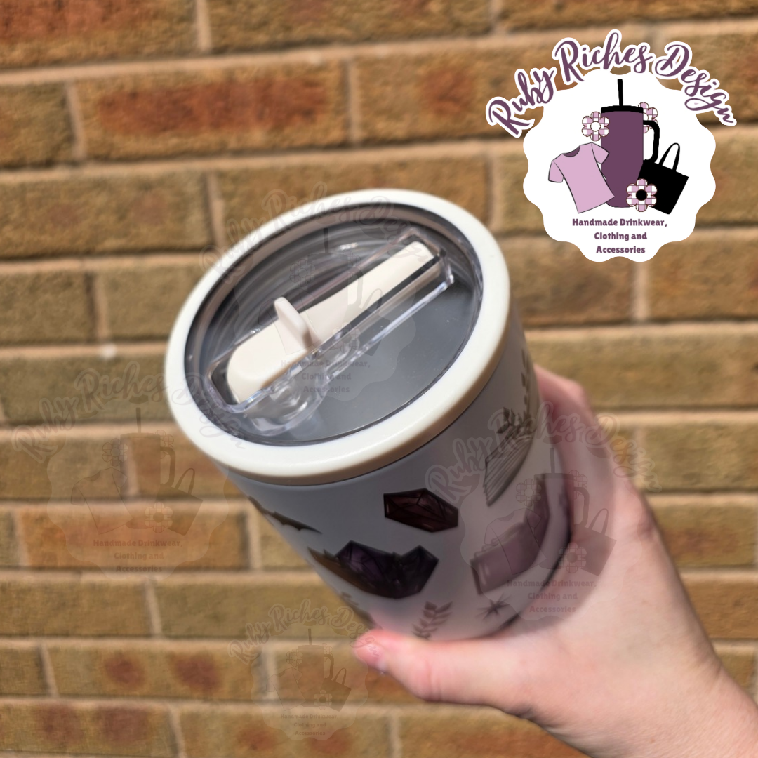 Dragon Book Theme 40oz Double Wall Metal Tumbler