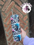 Ghost Face Boo 20oz Double Wall Insulated Metal Tumbler
