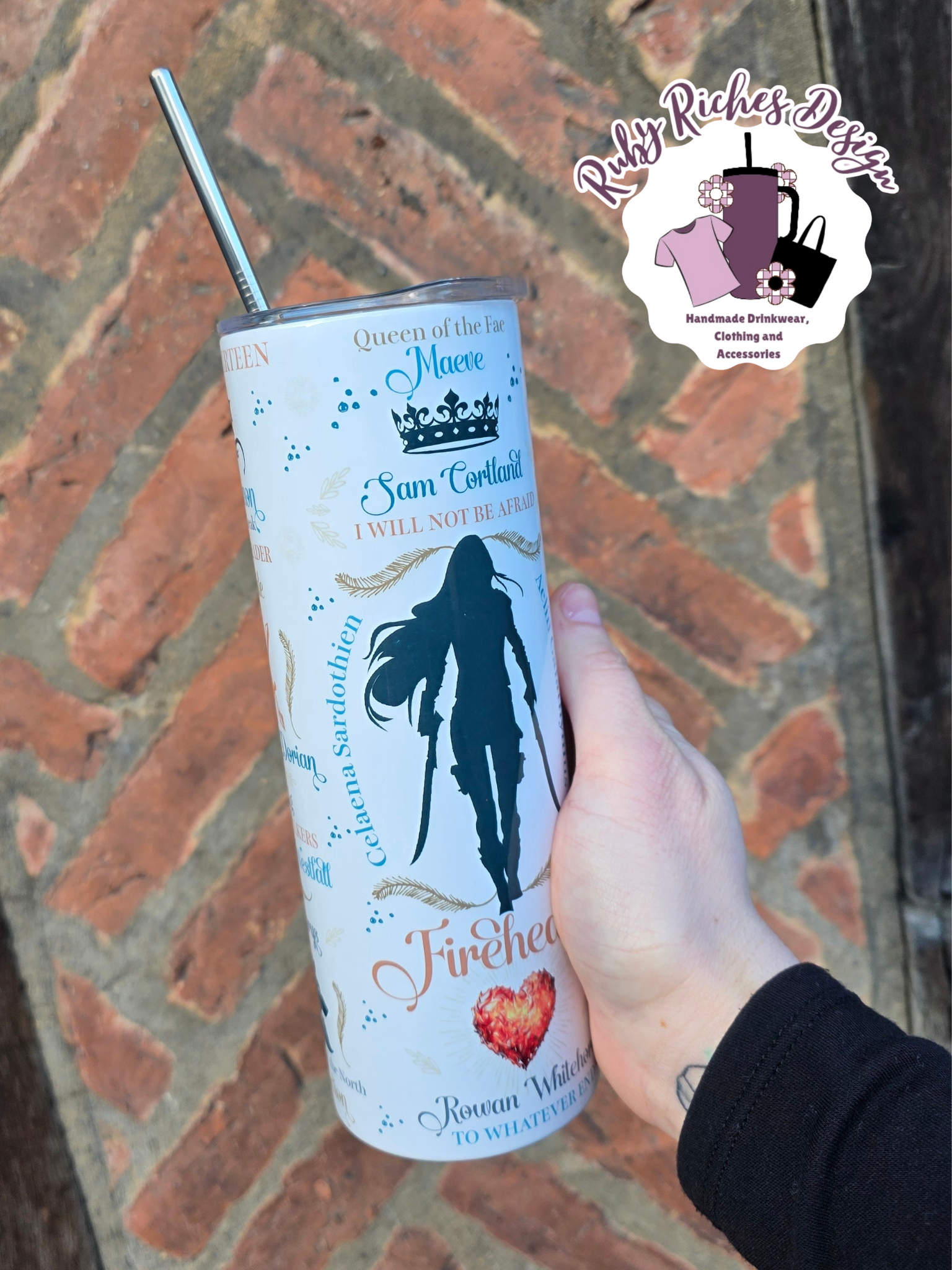 Throne Of Glass Theme 20oz Metal Tumbler