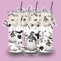 Witchy Ghost 20oz Double wall insulated metal tumbler