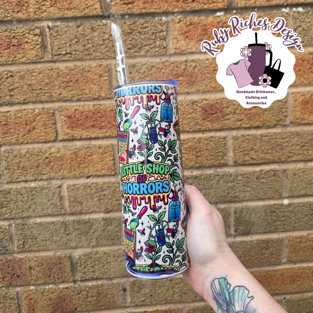 Skid Row Florist 20oz Double Wall Insulated Metal Tumbler