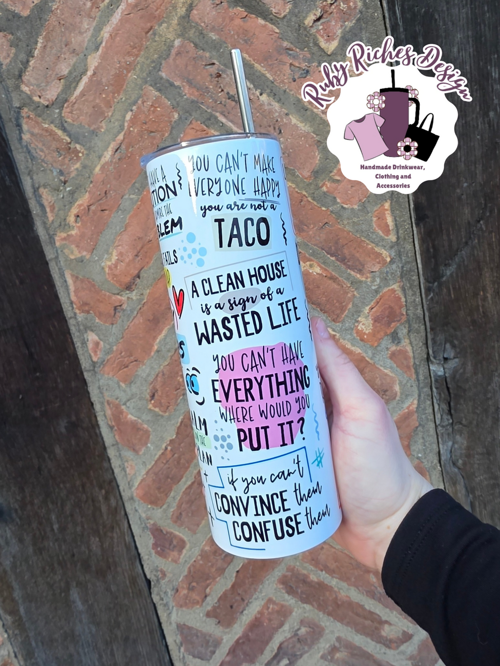 My Daily Reminders 20oz Metal Tumblers