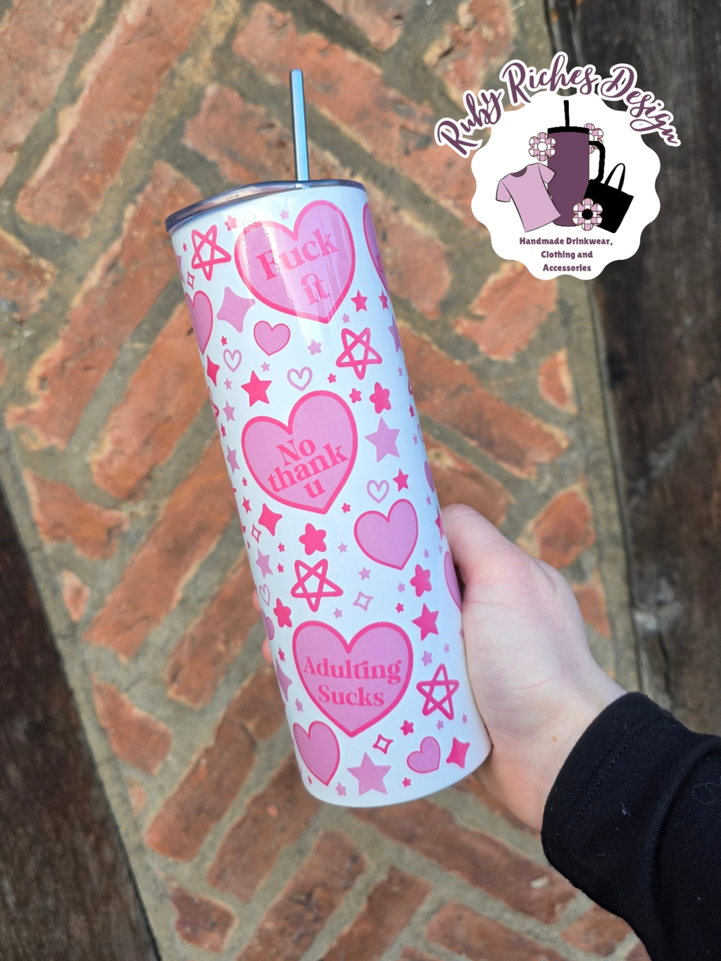 Shit Adult Club 20oz Double Wall Insulated Metal Tumbler