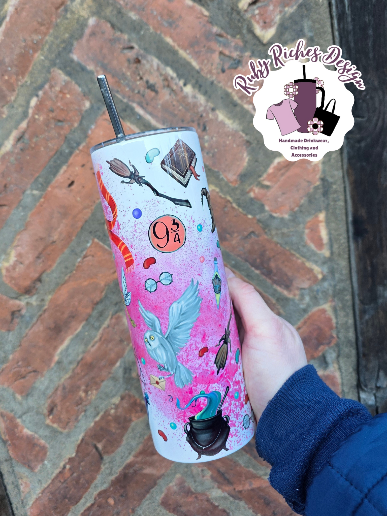 Wizards World 20oz Double Wall Insulated Metal Tumbler