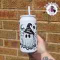 Ghostie Witch 16oz Double Wall Insulated Metal Tumbler