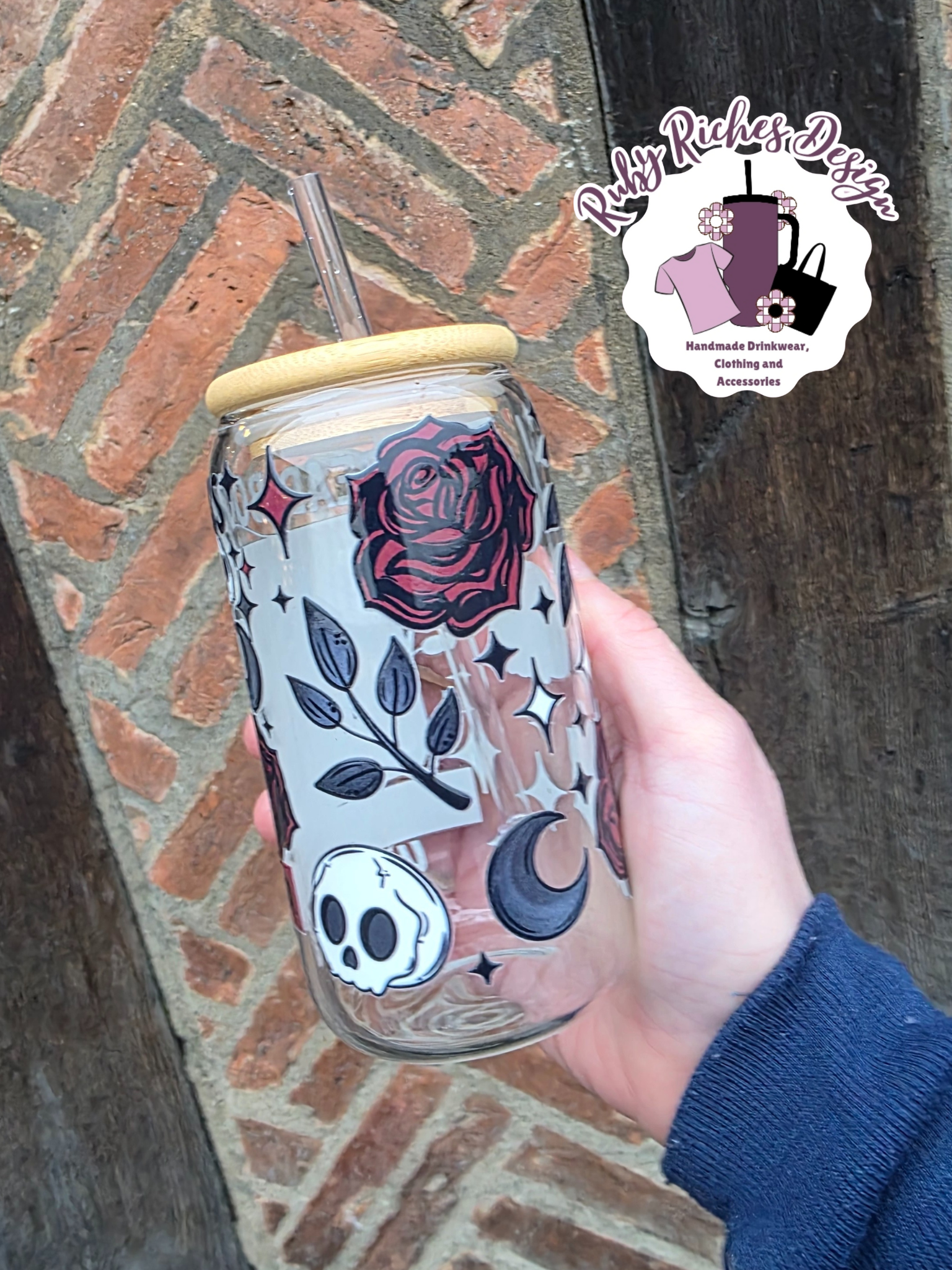 I Read Books That Come With A Warning Glass Tumbler